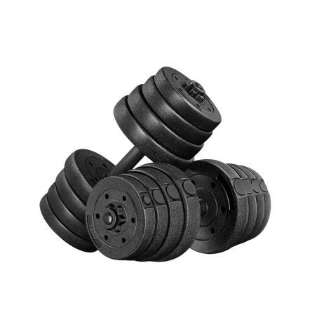 2 Chromed Dumbbells